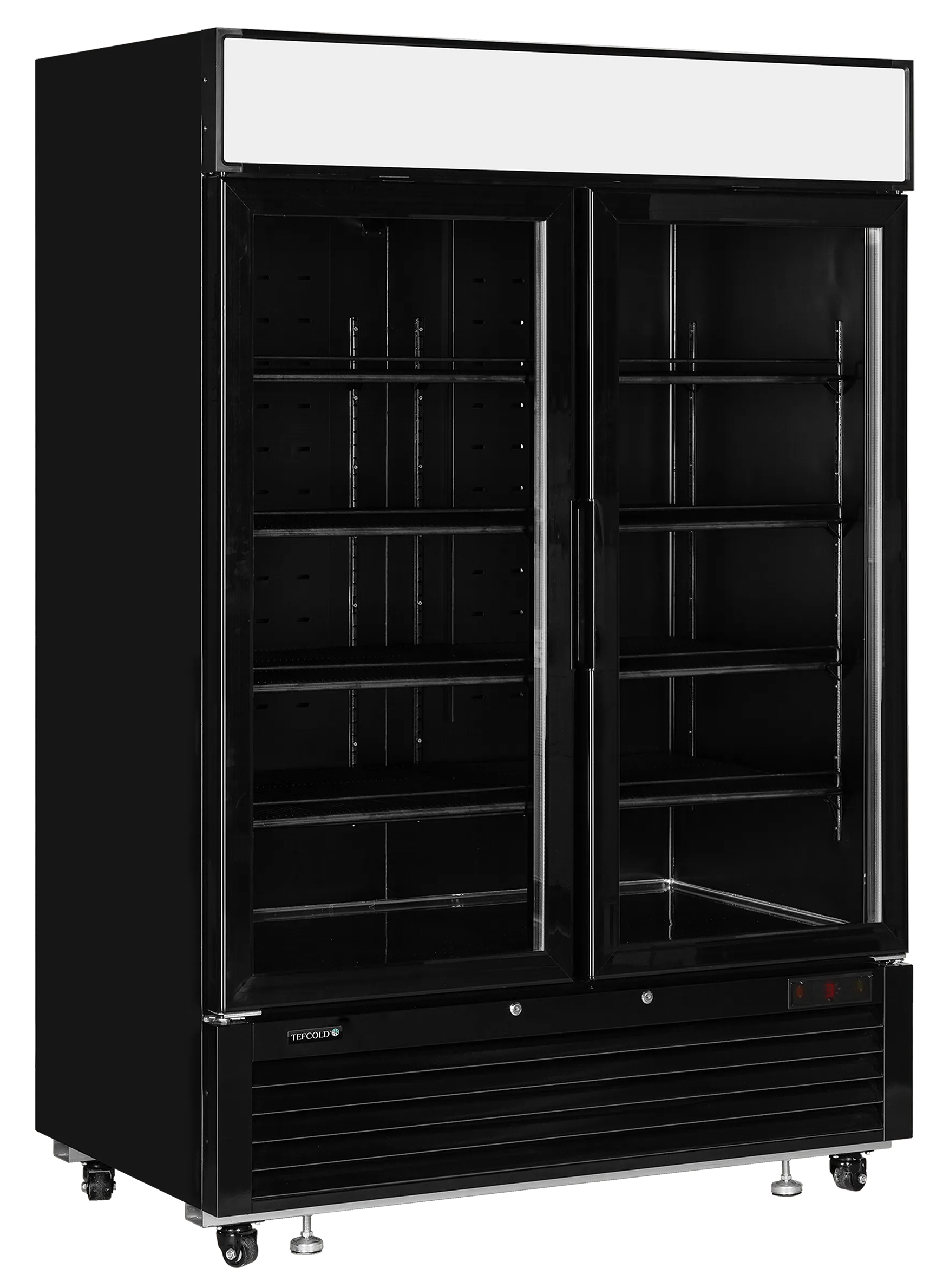 tefcold-lgc5000b-dvoudvrerova-prosklena-lednice-cerna